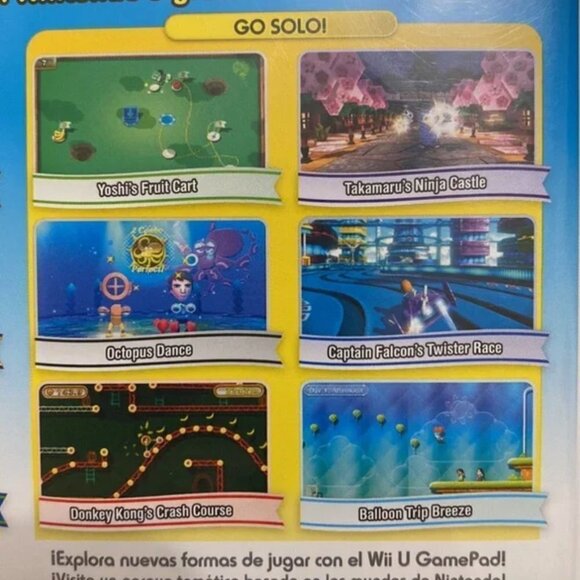 NintendoLand Wii U Game Complete Tested Works Family Party Classic - Picture 4 of 12